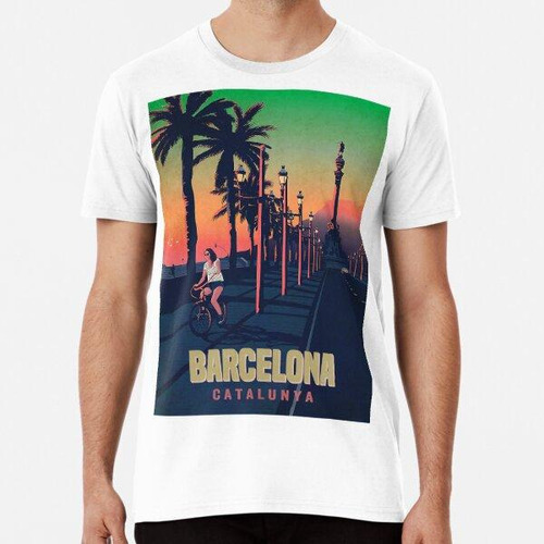 Remera Afiche Marcel Barcelona Travel Algodon Premium