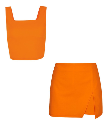 Conjunto Para Mujer Trevo 986-05 Naranja