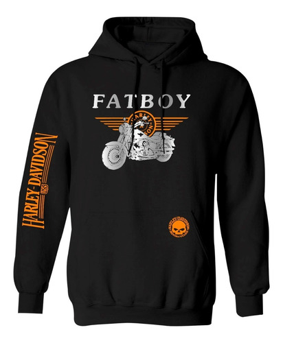 Sudadera Harley - Davidson Fatboy Estampado Reflejante