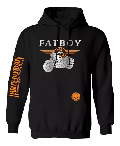 Sudadera Harley - Davidson Fatboy Estampado Reflejante | Meses sin intereses
