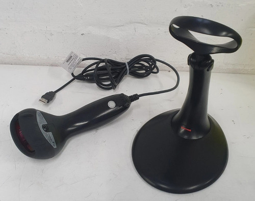 Lector De Codigo De Barras Honeywell Mk9520 Con Soporte Negro Usb