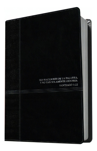 Biblia De Estudio Diario Vivir Rvr 1960 Tapa Cuero Negro