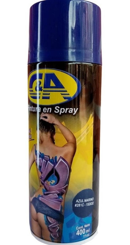 Pintura En Spray Azul Marino #281  C&a