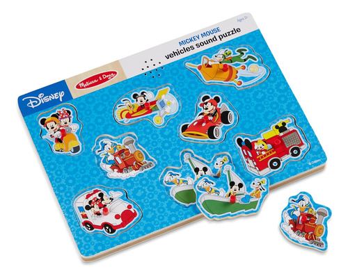 Vehículos De Mickey Mouse Y Sus Amigos De Melissa & Doug Dis