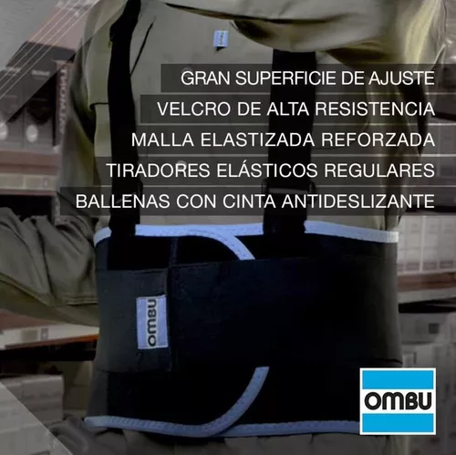 Faja Lumbar Ombu De Trabajo Y Seguridad - Original Reforzada