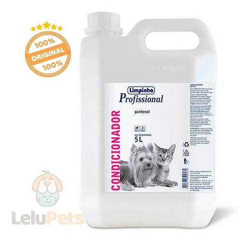 Condicionador Profissional Para Cães E Gatos Limpinho 5l