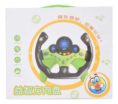 Volante De Simulação Child Kid Sound Early Educational
