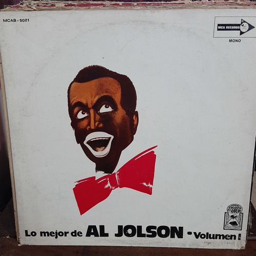 Portada Al Jolson Lo Mejor De Al Jolson Vol 1 P2