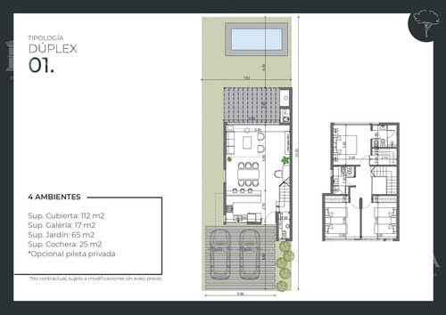 Venta Ph Dúplex 4 Ambientes - Pilar Proyecto Aldena
