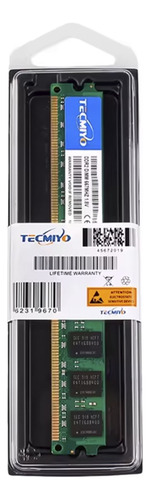 Memoria Ram Tecmiyo Ddr3l 8gb 1600mhz Para Escritorio.