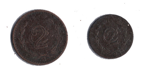 2 Centavos De 1915 Zapatista  Chica                L1h3 R1c1