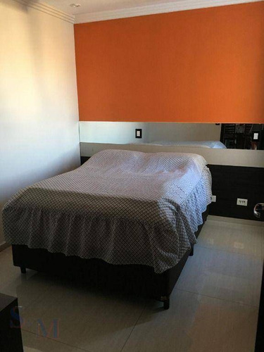 Imagem 5 de 29 de Lindo Apartamento Com 2 Dormitórios À Venda, 52 M² Por R$ 349.000 - Vila Homero Thon - Santo André/sp - Ap1333