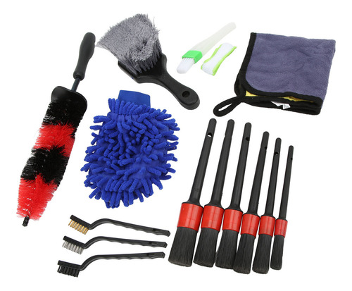 Kit De Herramientas Para Lavado De Autos, Juego De 15 Brocha