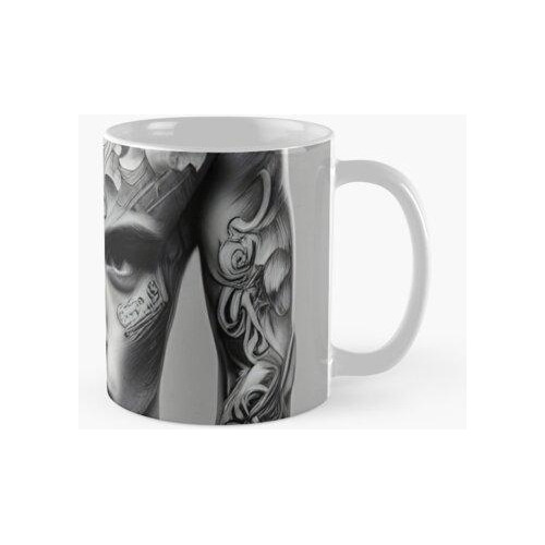 Taza Tatuaje En La Cara Calidad Premium