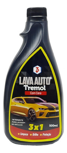 Produto Para Lavar Carro Moto 500ml Shampoo Automotivo 3x1