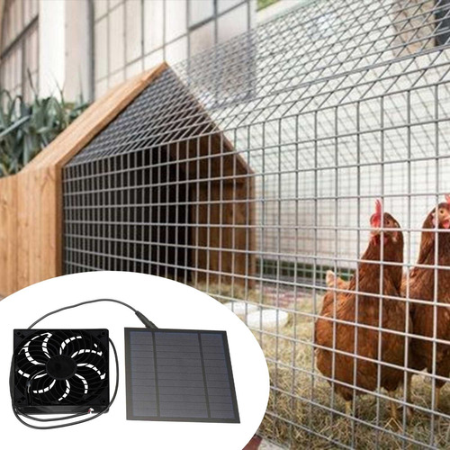 Kit De Ventilador De Escape Con Energía Solar Z Para Galline
