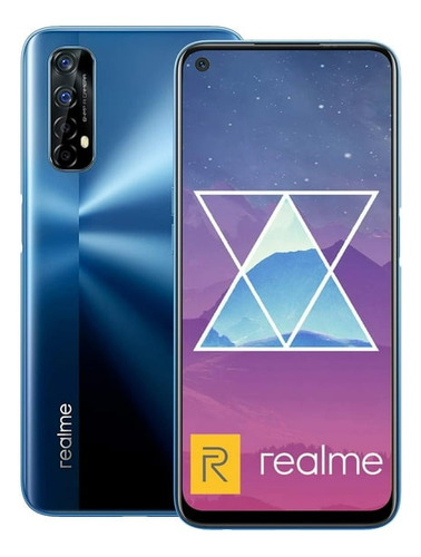 Realme 7 Celular Dual Sim Teléfono Liberado Nfc Altan Xiaomi Azul Niebla (Usado)