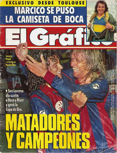 El Gráfico N°3773. Matadores Y Campeones. Año 1992