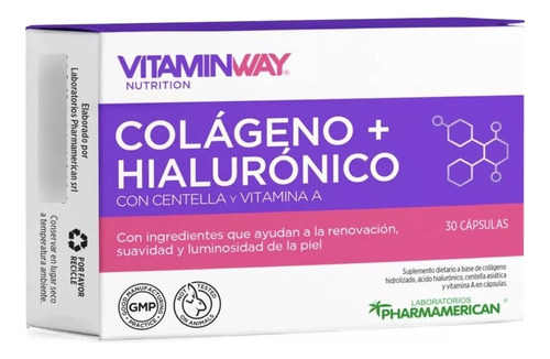 Colageno Hidrolizado+ac/hialuronico  Promo X 30 Capsulas