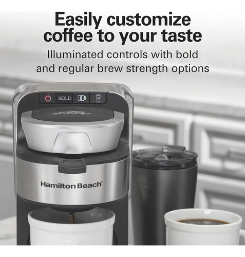 Cafetera Scoop Hamilton Beach Fácil Uso Una Porción Renewed (Reacondicionado)