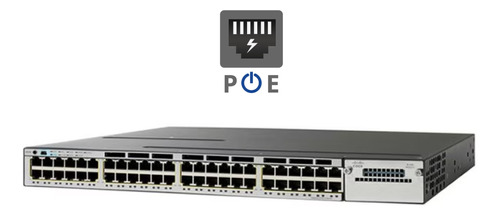 Switch Cisco Administrable Ws-c3750x 48 Puertos Gigabit Poe