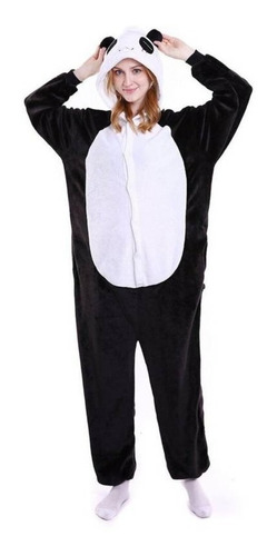 Imagen 1 de 10 de Pijama Oso Panda Kigurumi Kawaii Polar Entero Adulto
