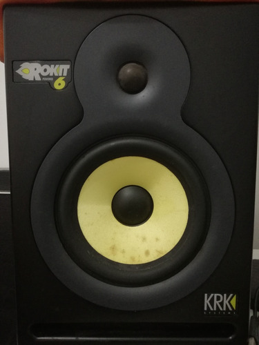Par De Monitores Krk Rokit 6 Powered Rp6 - 1ª Geração - 110v