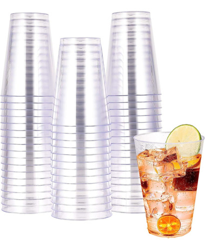 24 Pcs Vasos Desechables Vaso Plastico Vasos Acrilicos 300ml