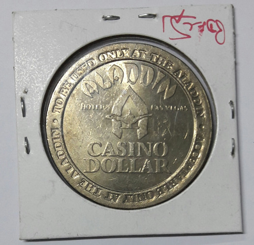 Token De Colección, Aladdin Casino . One Dollar. Usa. (Usado)