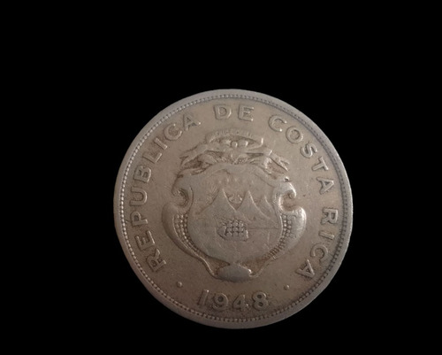 Moneda Costa Rica 50 Céntimos 1948