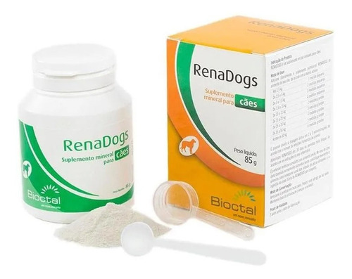 Suplemento Renadogs 85g Tratamento Renal Para Cães - Bioctal