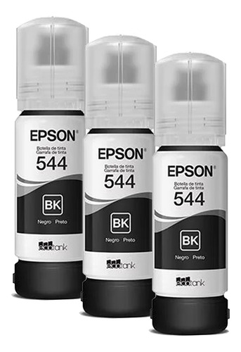 Tinta De Impressora Epson 544 Preta Preto De 65 Ml