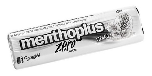 Menthoplus Zero Azucares Strong Caja X 12 Unidades