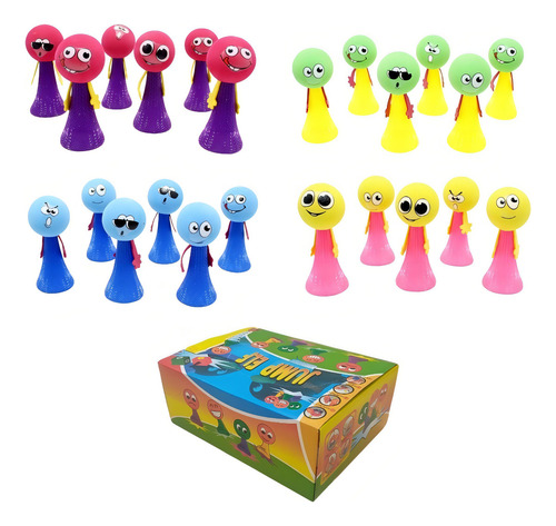 40 Pula Pula Fidget Toy Pop It Brinquedo Popit Fly Jump Elf Cor Colorido