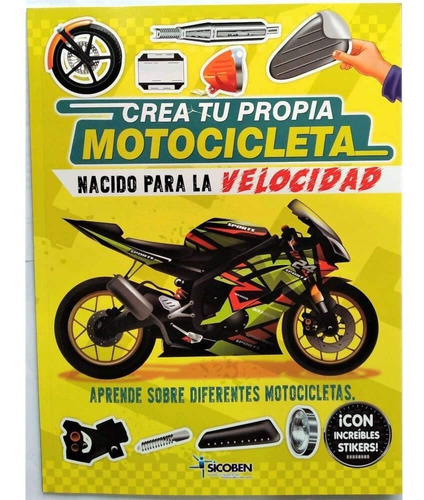 Libro Infantil Juegos Interactivos Motocicleta Niño Didáctic