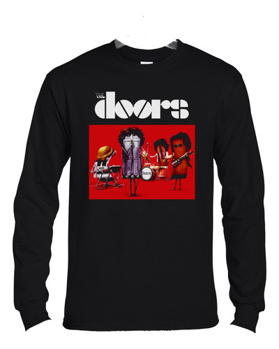 Polera Ml The Doors Puertas Rock Abominatron