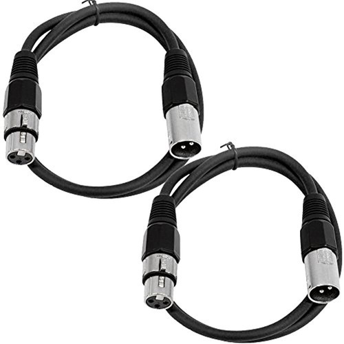 Audio Sísmico - Saxlx-2-2 Paquete De Cables De Conexión Xlr