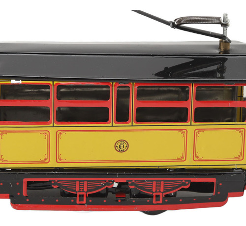 Trolley Modelo Wind Up Toys Hojalata Vintage Interesante