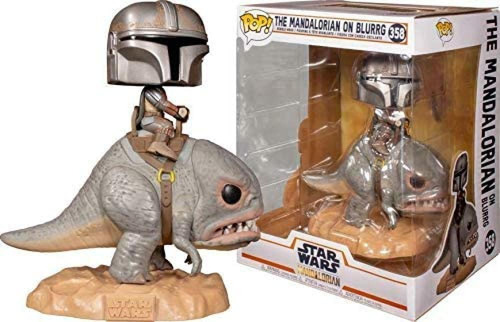 Funko Pop Deluxe The Mandalorian On Blurrg