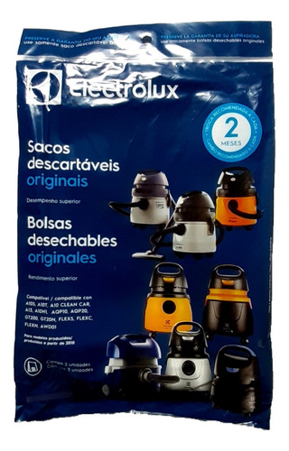Bolsas Aspiradora Electrolux Gt 2200.