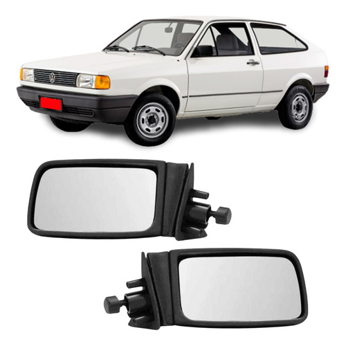 Par Retrovisor Gol Quadrado Saveiro Voyage 87 A 94 Controle
