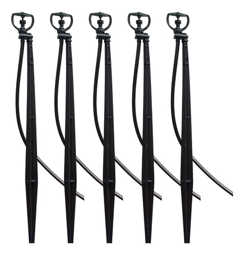 10 Micro Aspersor Com Harte De 40 Cm Irrigação Mangueira