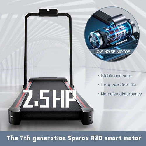 Sperax Treadmill-walking Pad-under Desk Treadmill-3 In 1 Red/black
