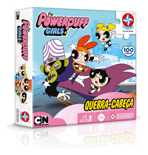 Quebra-cabeça 100 Peças As Meninas Super Poderosas - Estrela