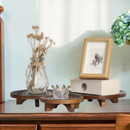 3 Piezas Set De Planta Elevador De Soporte De Maceta