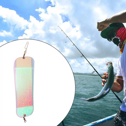 .s Tablero Abs 28 Cm Señuelo Pesca Con Adhesivo Uv