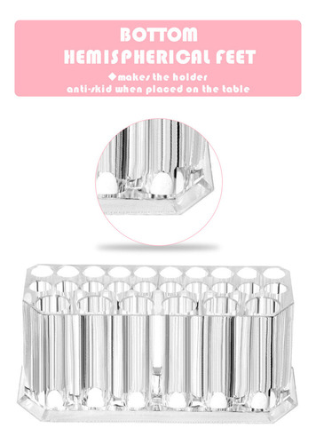 26 Ranuras Para Almacenamiento De Brochas De Maquillaje, Acr