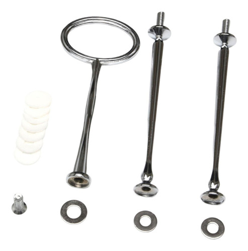 2 Soporte Para Plato De Pastel, Mango, Varilla De Hardware