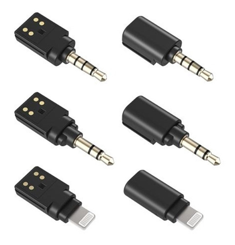 Imagen 4 de 10 de Microfono Inalambrico Boya By-wm3d iPhone Lighting +trs Trrs