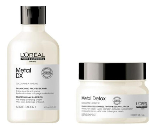 Pack L'oreal Prof: Shampoo Metal Detox + Mascara Metal Detox